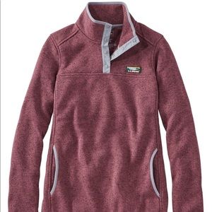 Women's L.L.Bean Sweater Fleece Pullover NWOT